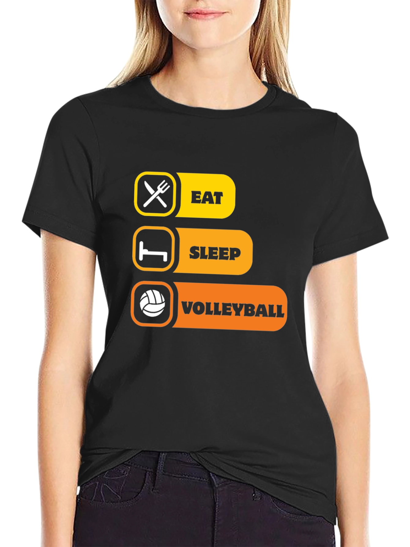 Eat Sleep Volleyball T-Shirt | Sport Tee