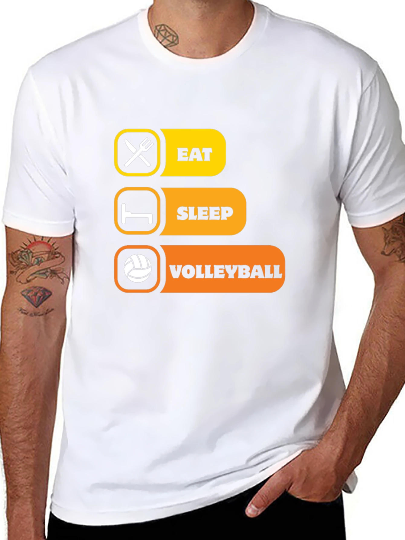 Eat Sleep Volleyball T-Shirt | Sport Tee