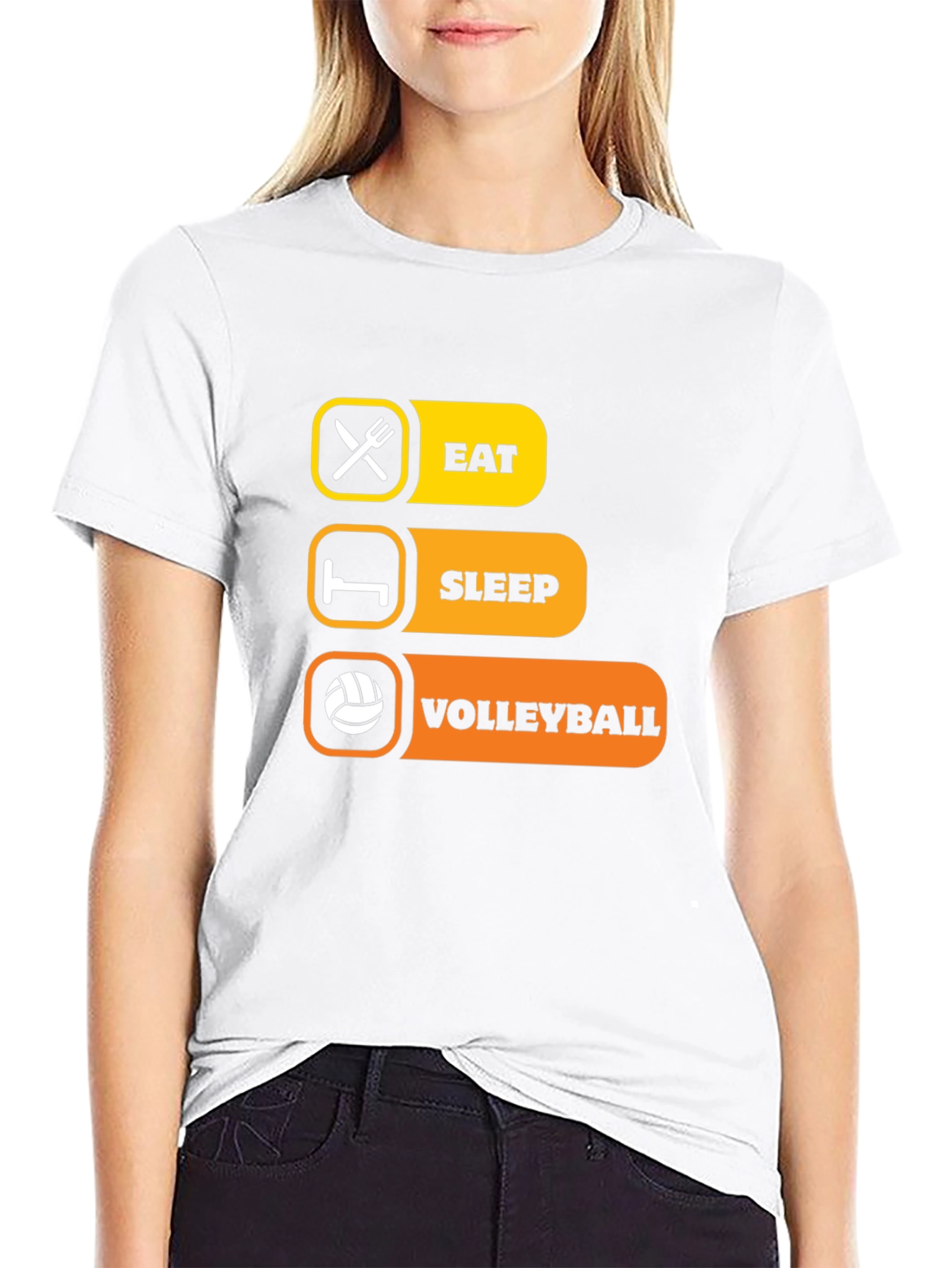 Eat Sleep Volleyball T-Shirt | Sport Tee
