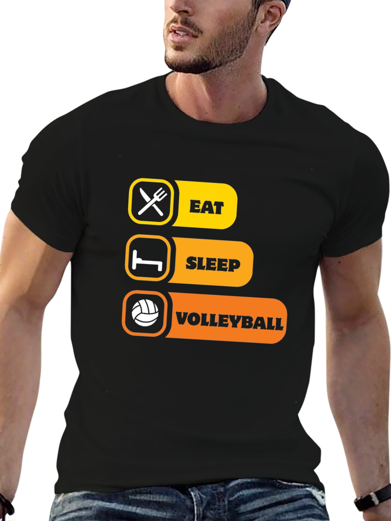 Eat Sleep Volleyball T-Shirt | Sport Tee