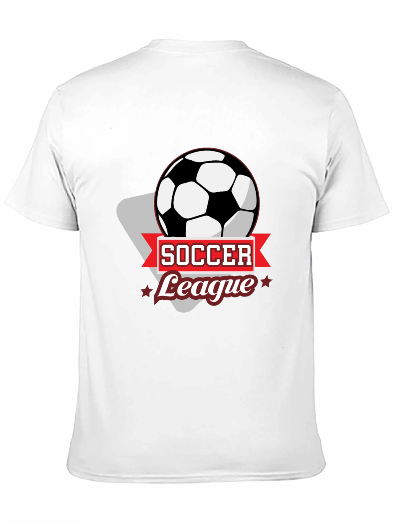 Soccer League T-Shirt - Black Graphic Tee