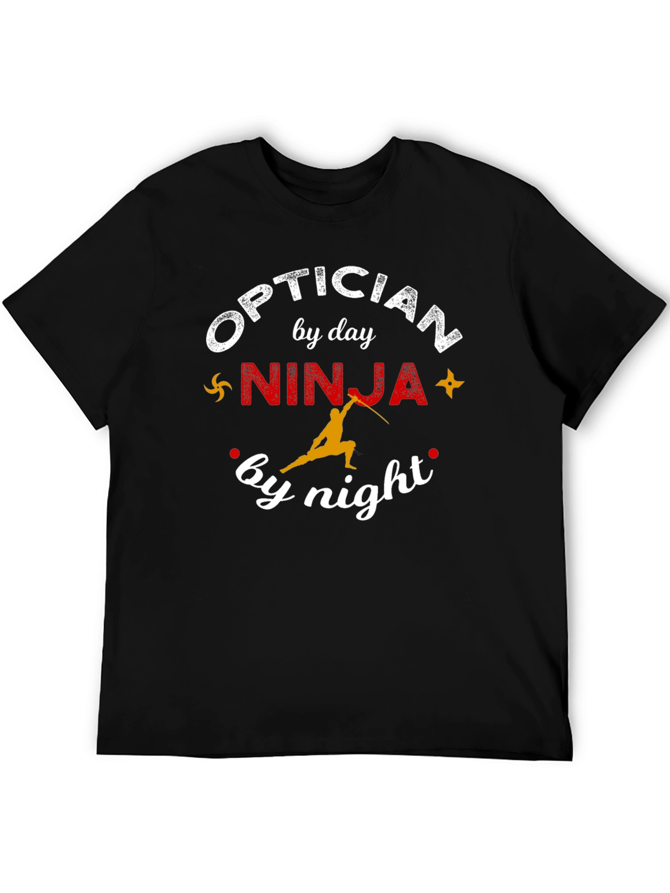 Optician Ninja Funny T-Shirt