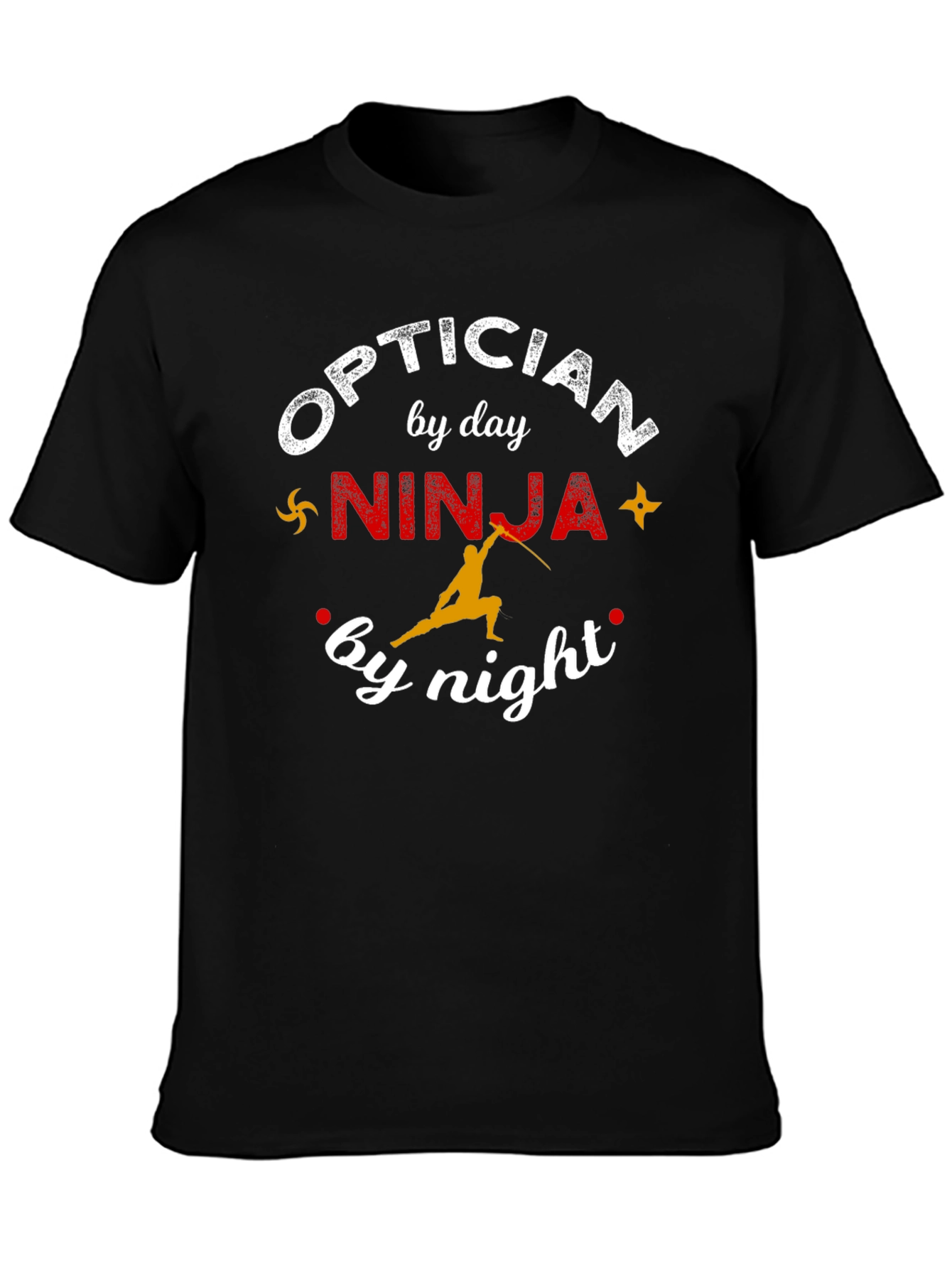 Optician Ninja Funny T-Shirt