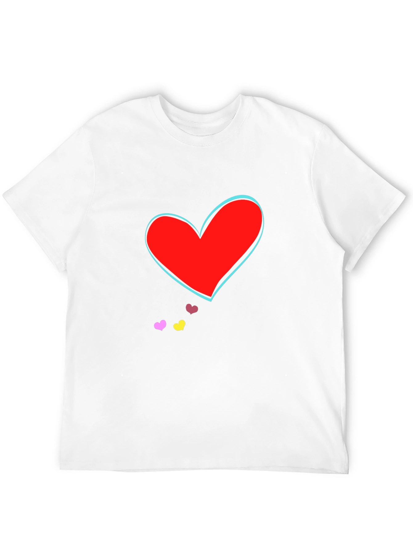 Heart Graphic Tee - Trendy Casual Wear