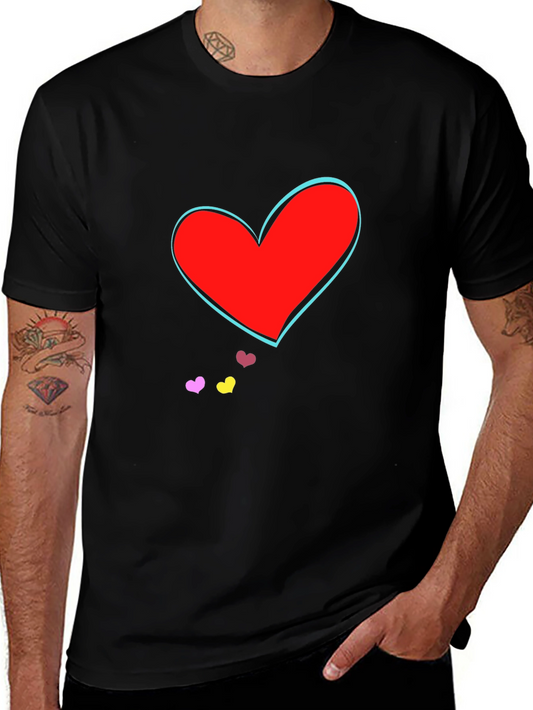 Heart Graphic Tee - Trendy Casual Wear