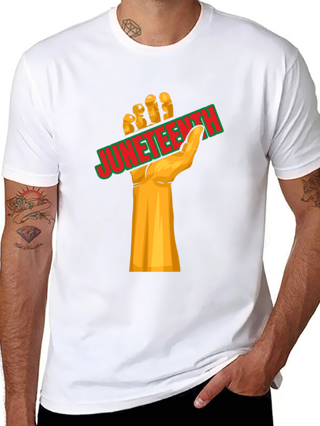 Juneteenth Fist Graphic Tee - Celebrate Freedom