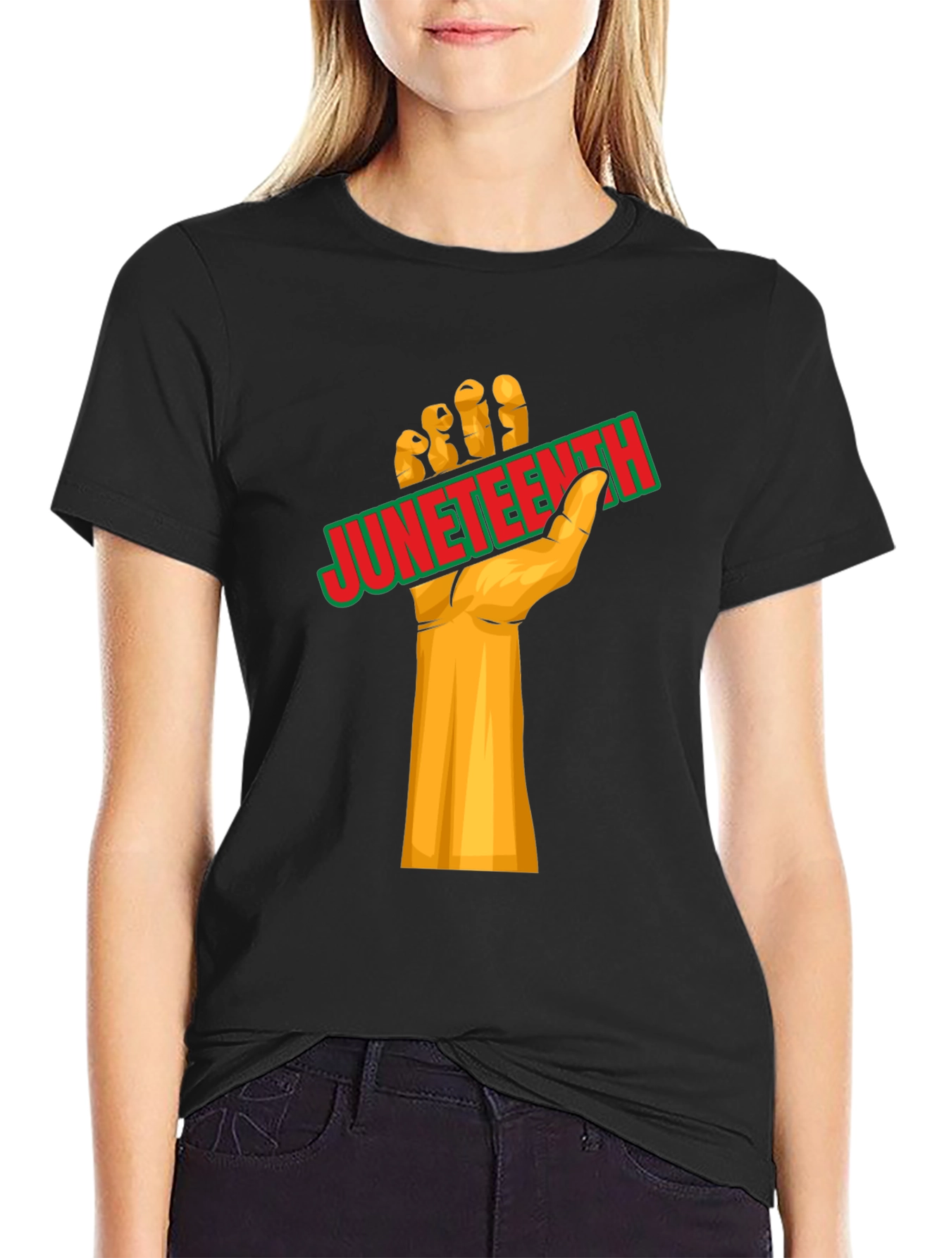 Juneteenth Fist Graphic Tee - Celebrate Freedom