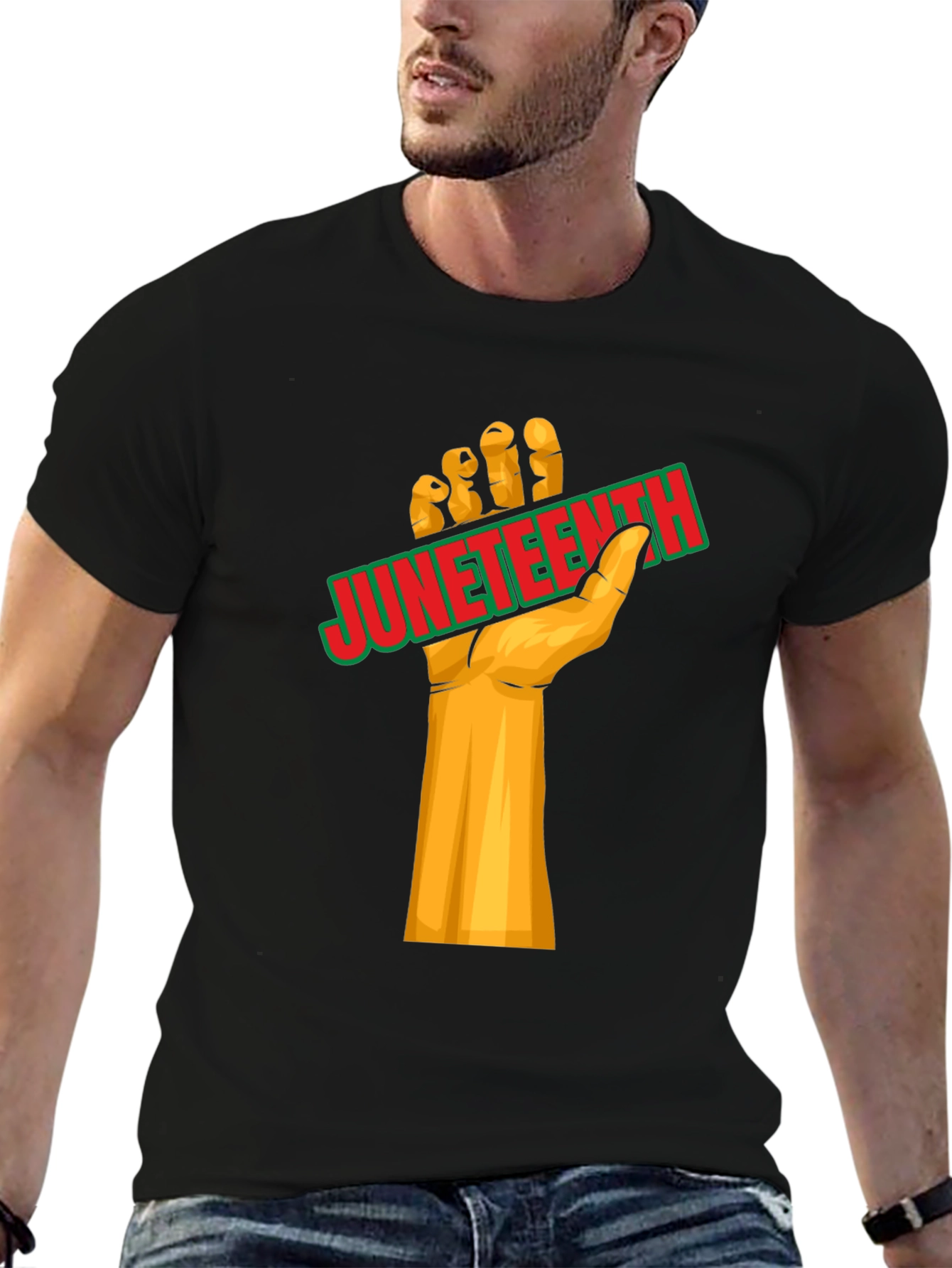 Juneteenth Fist Graphic Tee - Celebrate Freedom