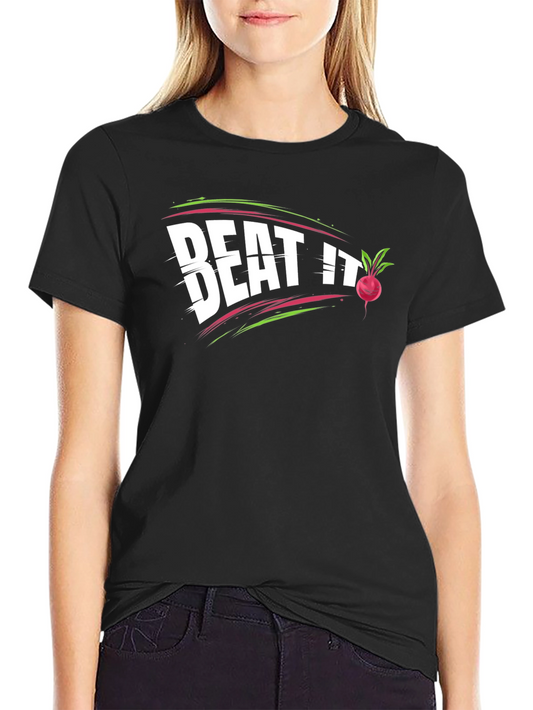 Beat It Beet Pun T-Shirt - Funny Vegetable Tee