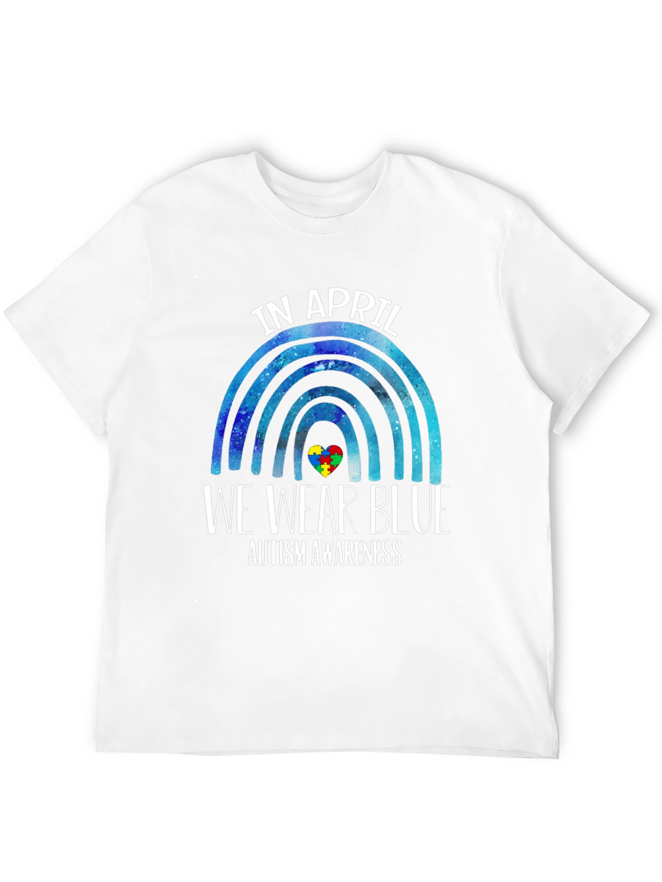 Autism Awareness T-Shirt - In April We Wear Blue