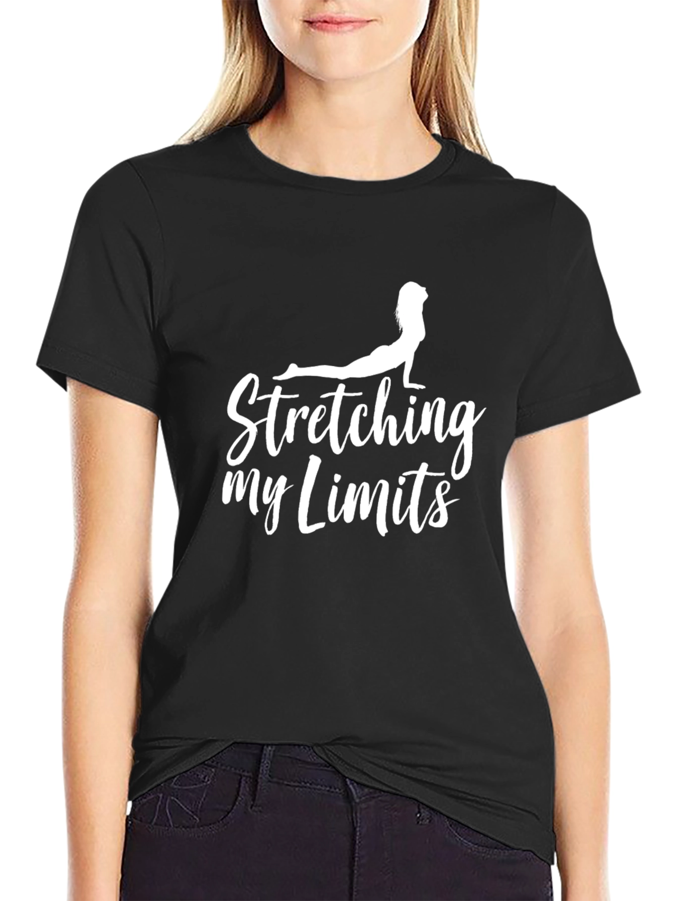 Stretching My Limits Graphic Tee - Yoga Inspired