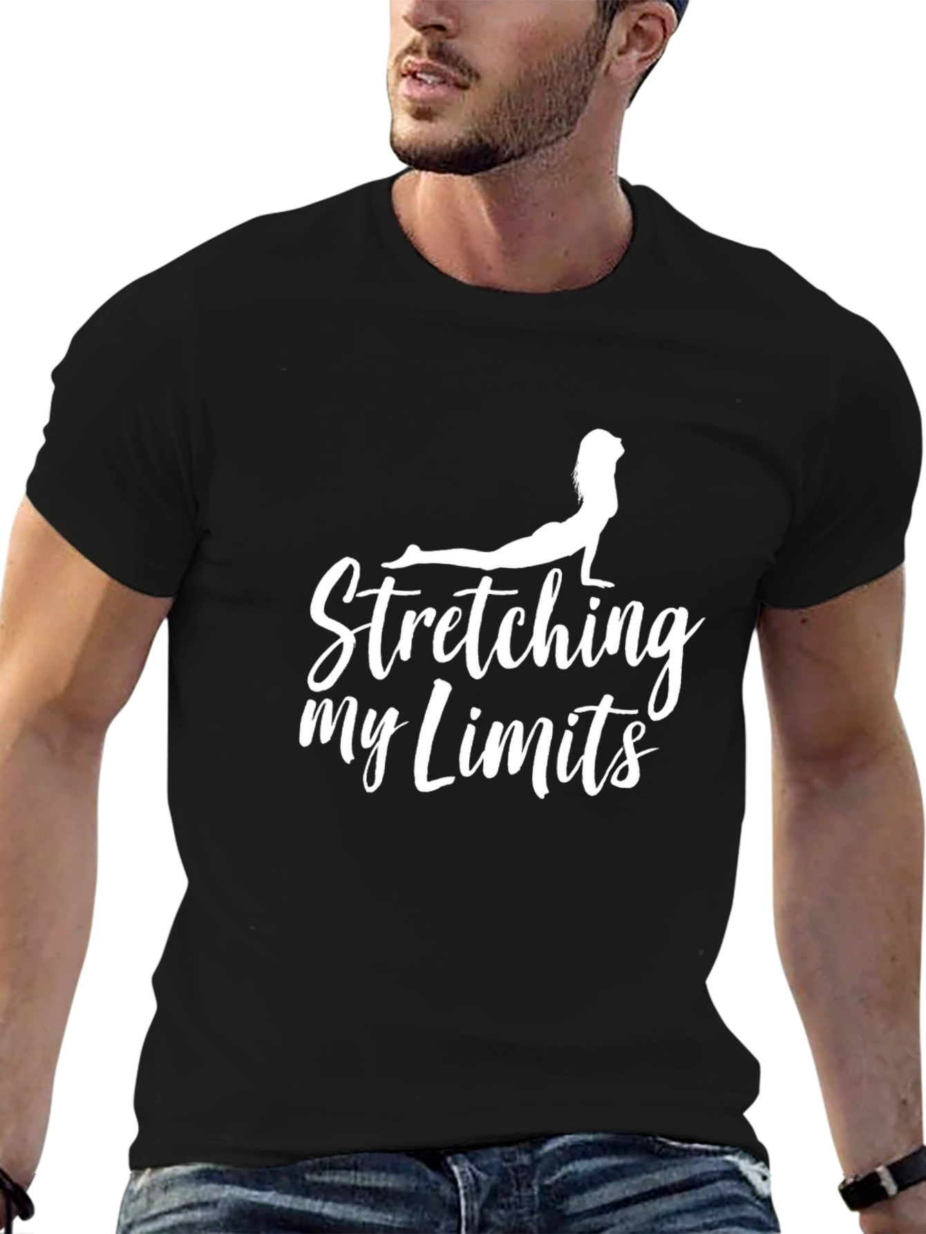 Stretching My Limits Graphic Tee - Yoga Inspired