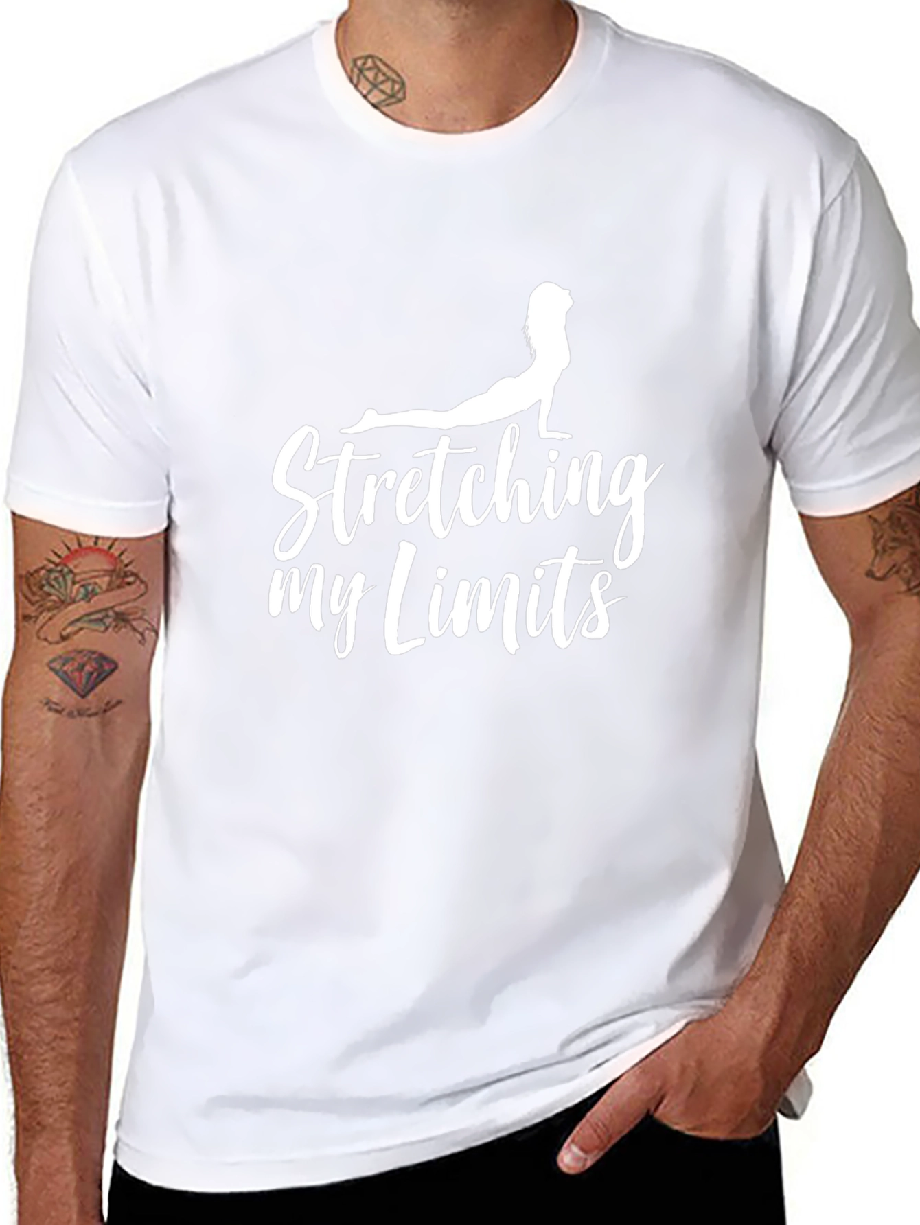 Stretching My Limits Graphic Tee - Yoga Inspired