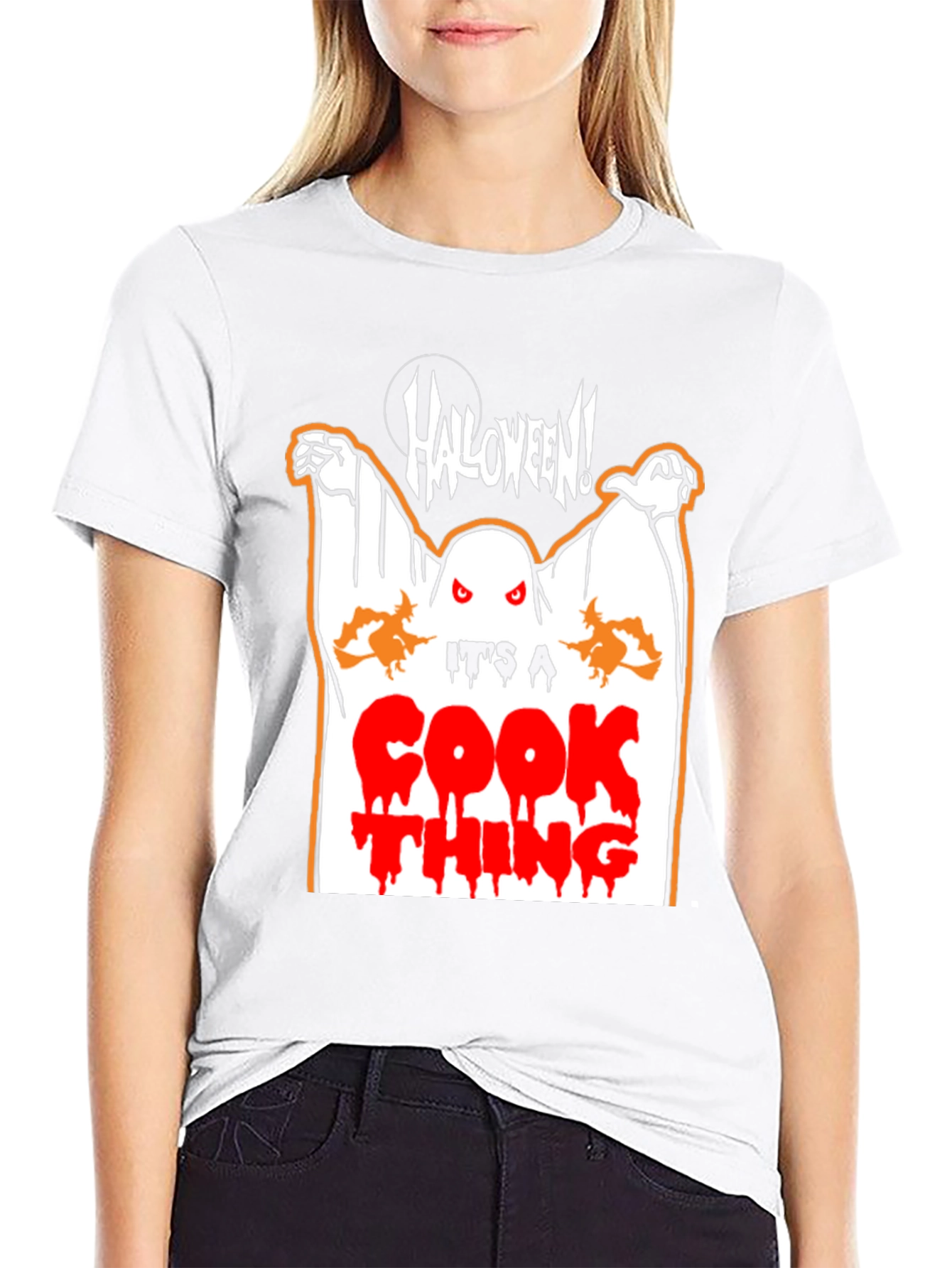 Halloween Ghost Cook Thing T-Shirt