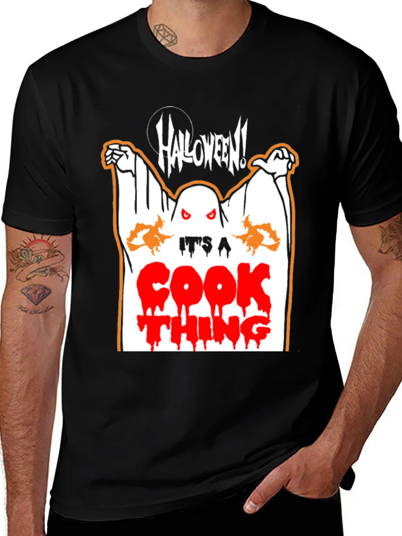 Halloween Ghost Cook Thing T-Shirt
