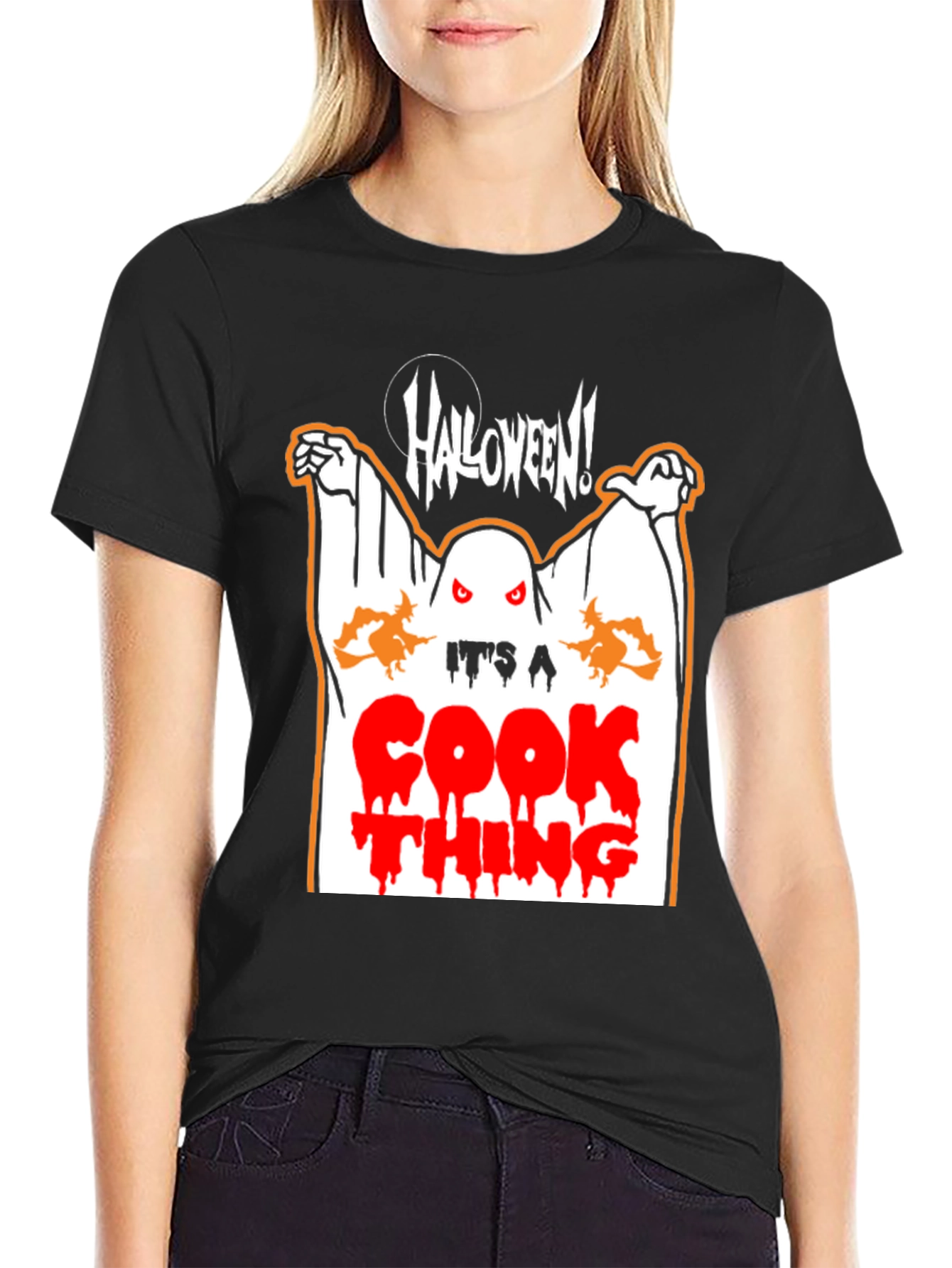 Halloween Ghost Cook Thing T-Shirt
