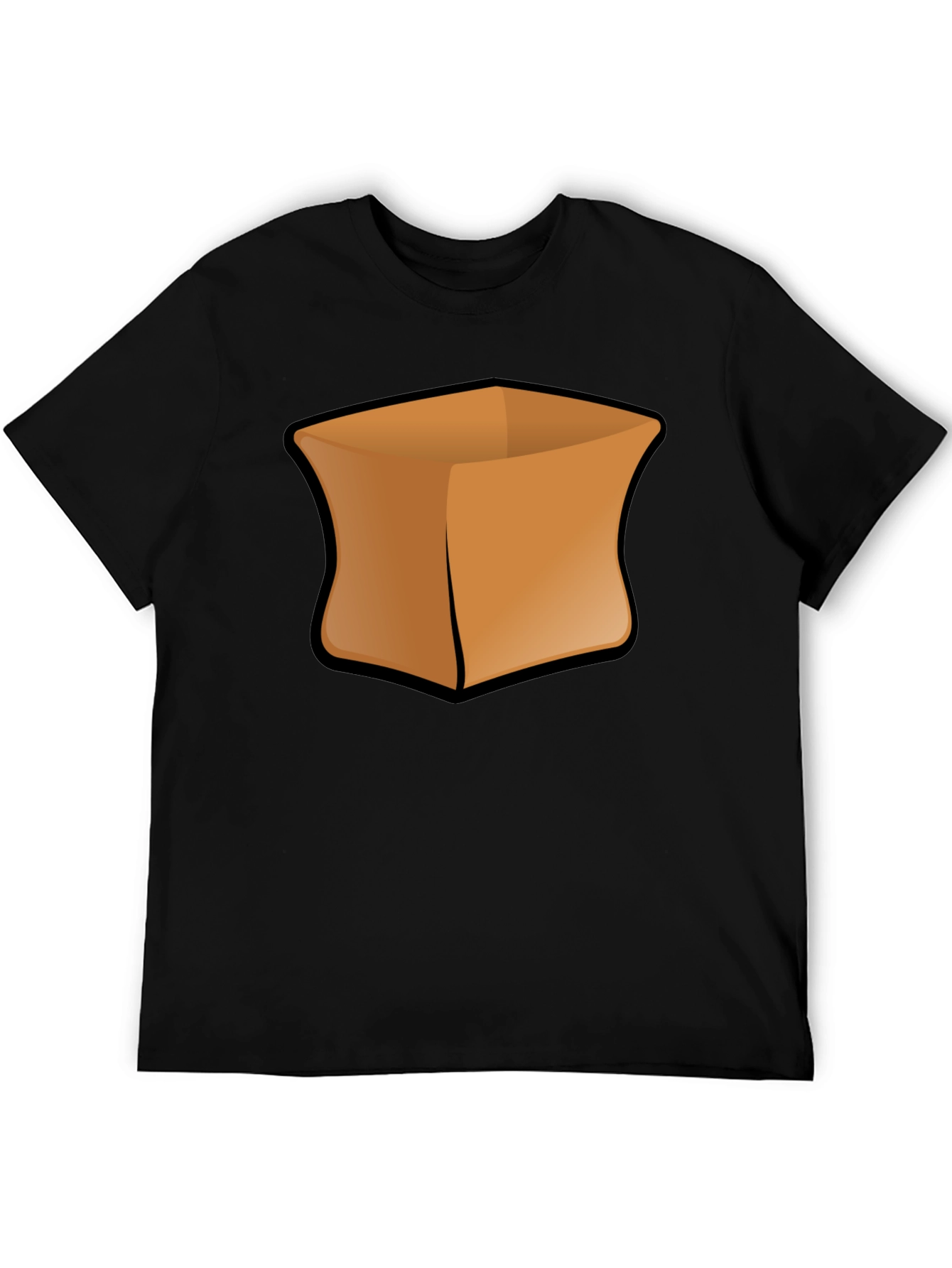 Box Graphic Mens Black T-Shirt
