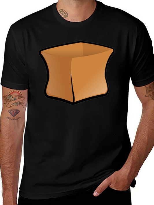 Box Graphic Mens Black T-Shirt
