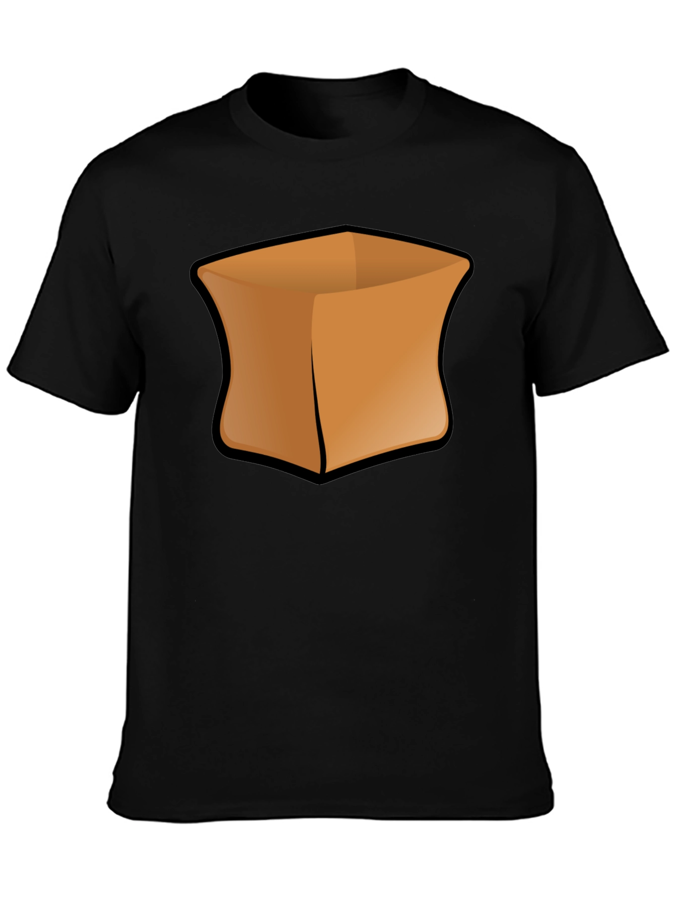 Box Graphic Mens Black T-Shirt
