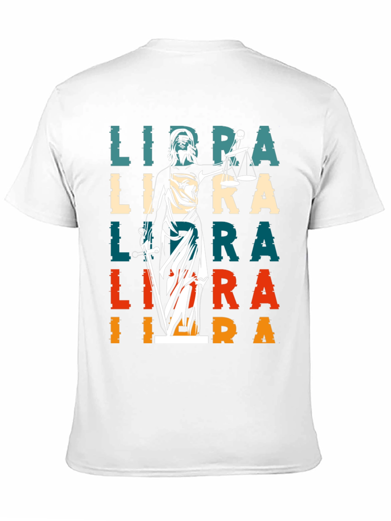 Libra Zodiac Graphic T-Shirt - Scales of Justice Tee