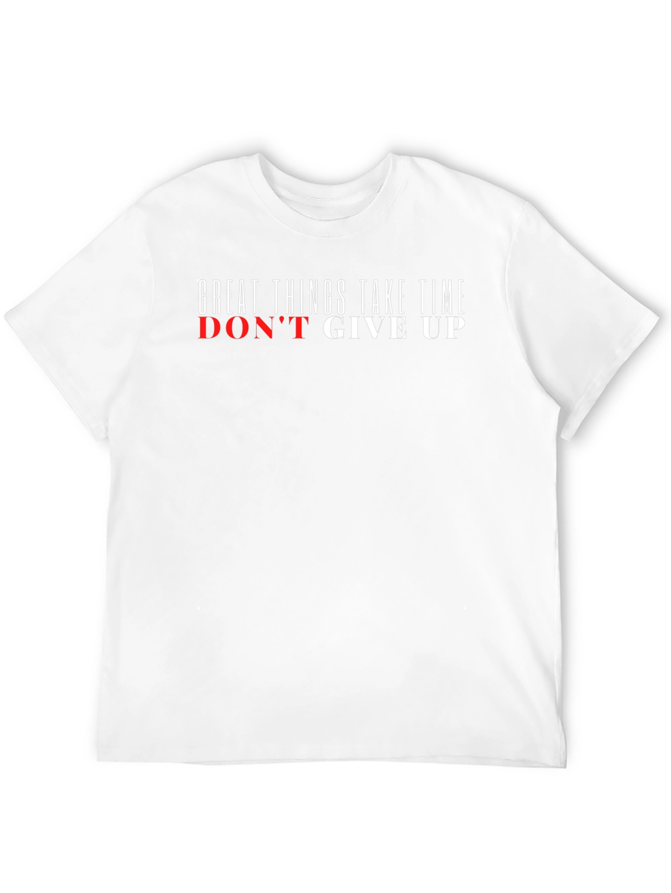 Motivational Graphic Tee - Dont Give Up
