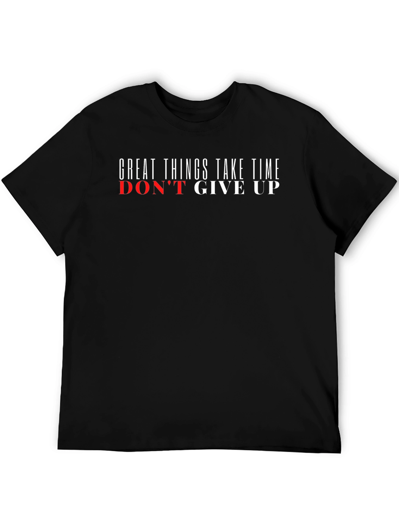 Motivational Graphic Tee - Dont Give Up