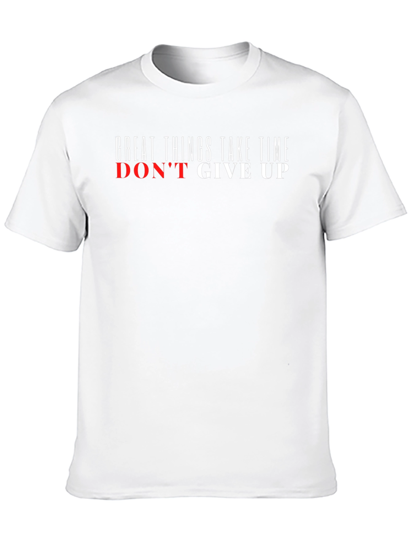 Motivational Graphic Tee - Dont Give Up