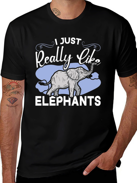 I Just Really Like Elephants T-Shirt