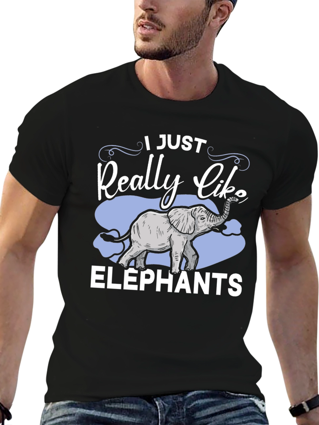 I Just Really Like Elephants T-Shirt