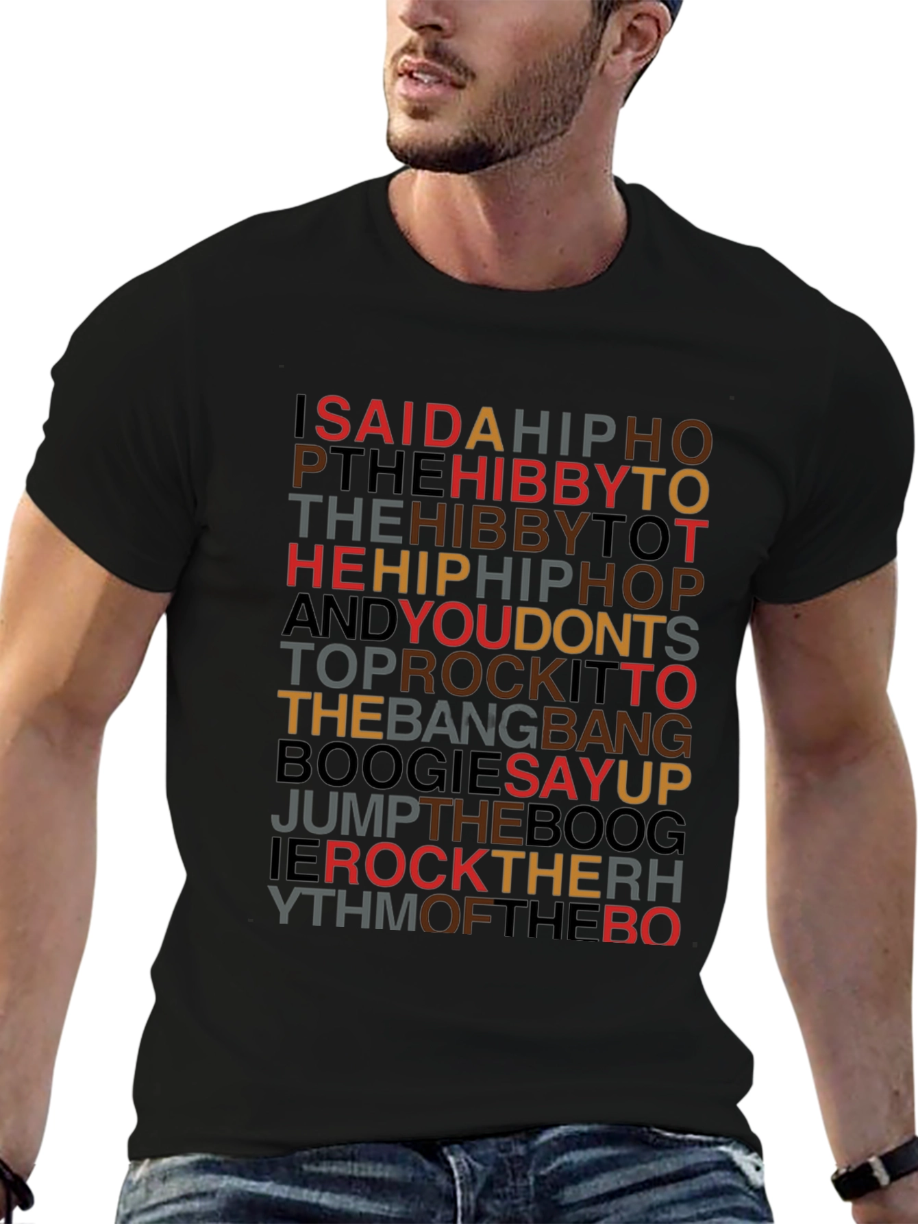 Hip Hop Lyric T-Shirt - Iconic Rhyme Design