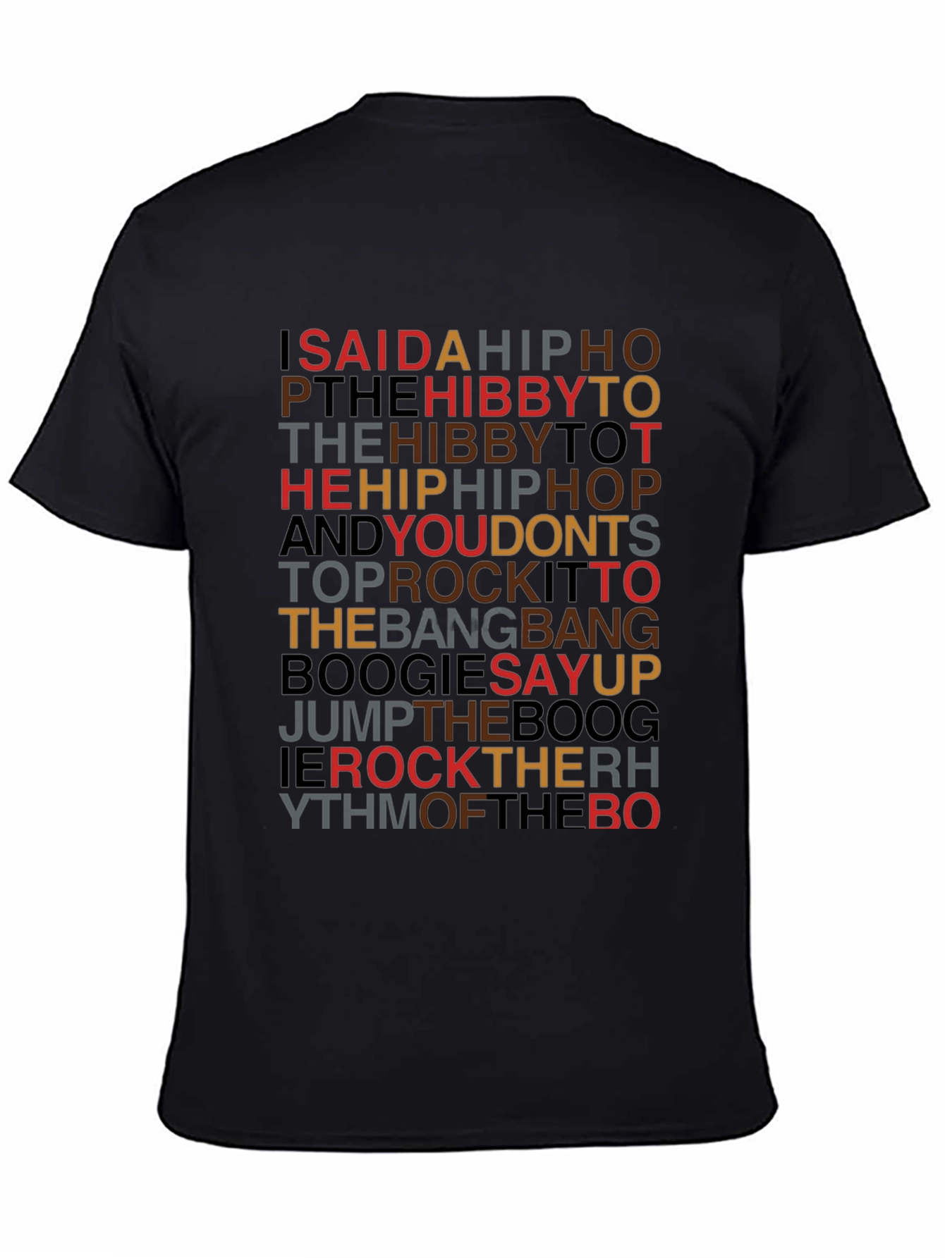 Hip Hop Lyric T-Shirt - Iconic Rhyme Design