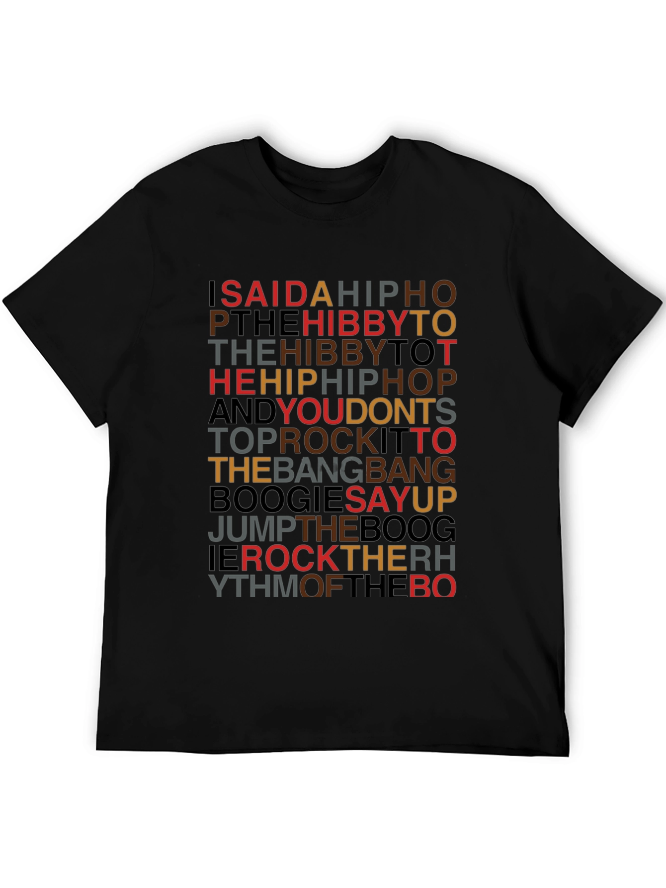 Hip Hop Lyric T-Shirt - Iconic Rhyme Design