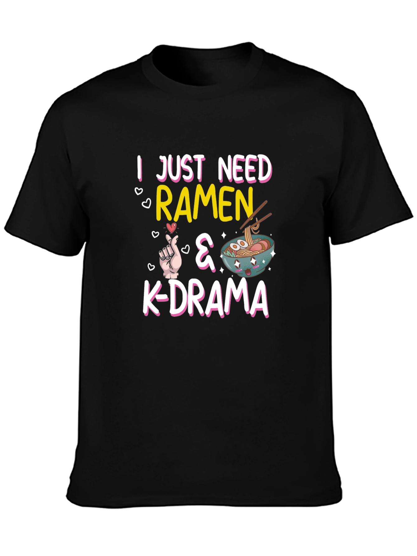 Ramen & K-Drama Graphic Tee