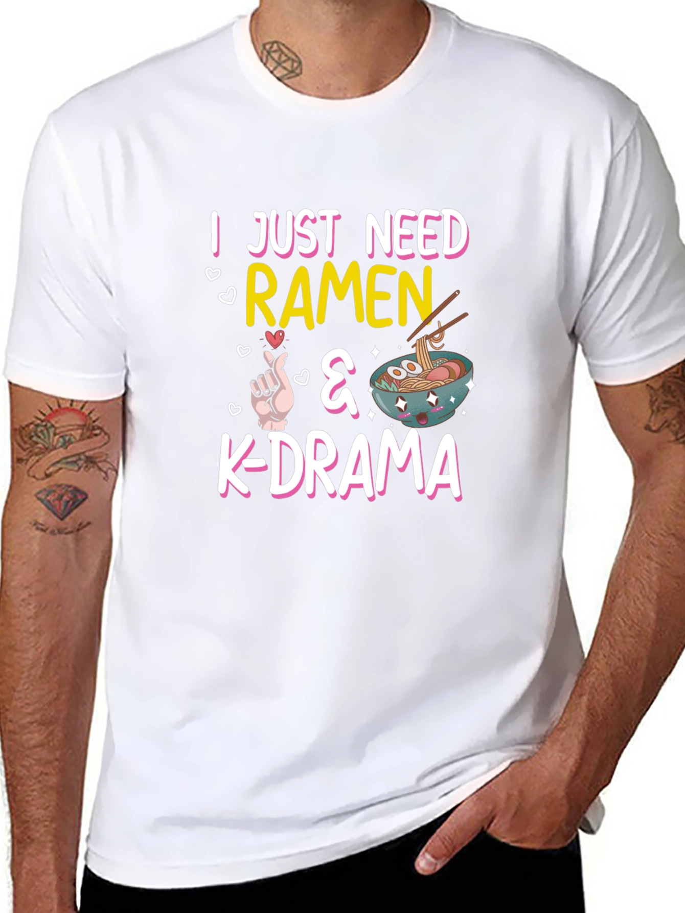 Ramen & K-Drama Graphic Tee