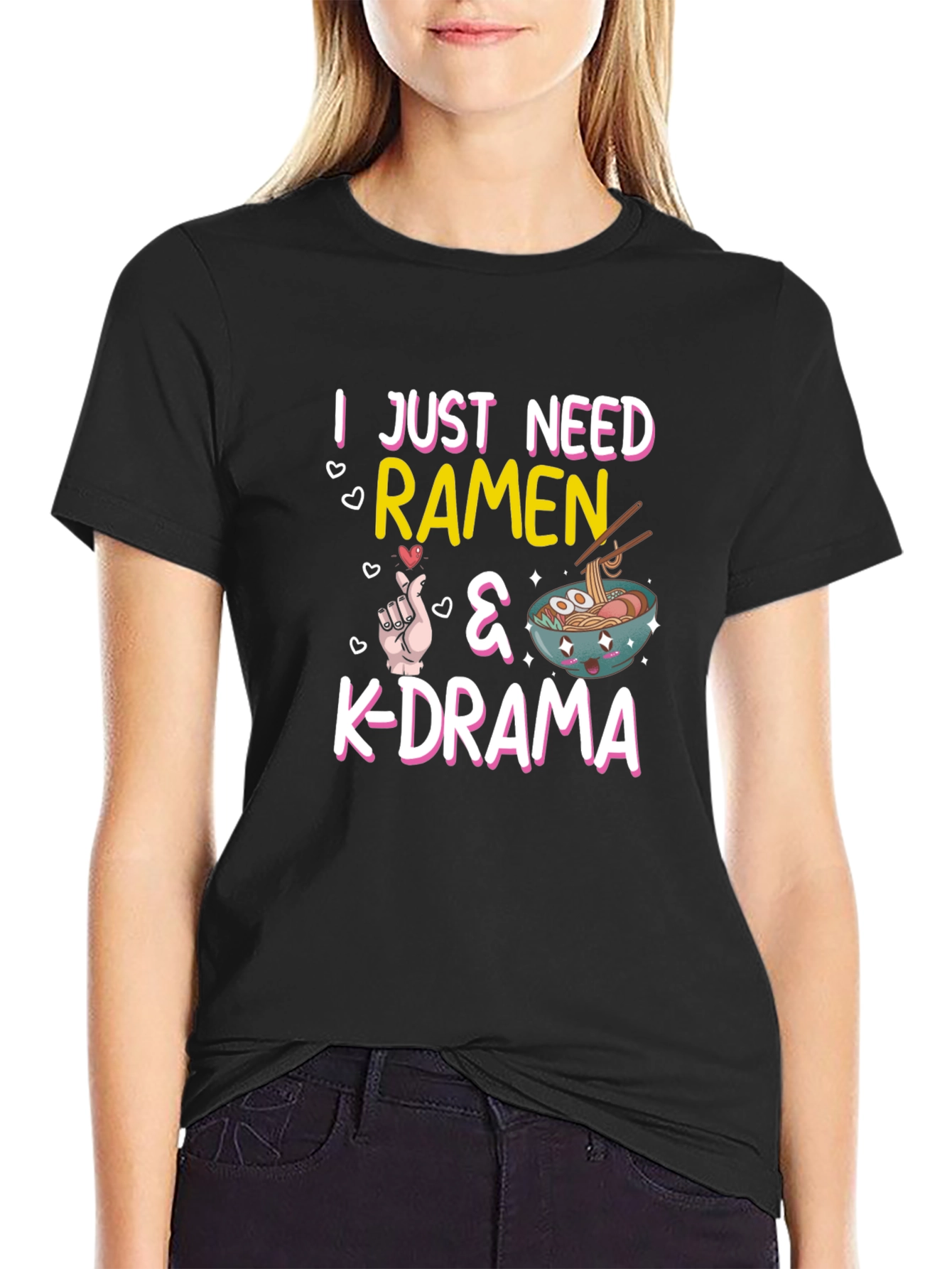Ramen & K-Drama Graphic Tee