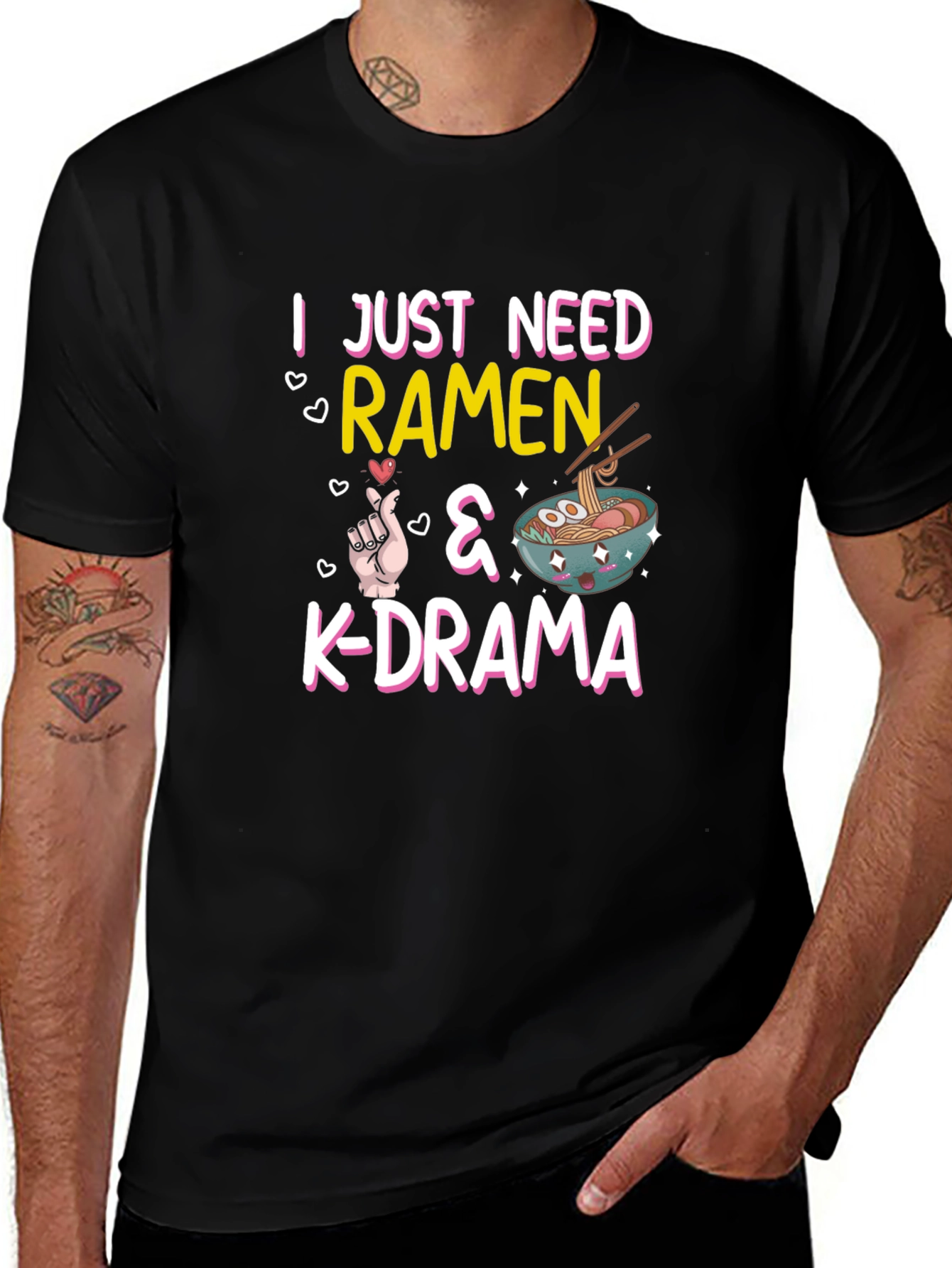 Ramen & K-Drama Graphic Tee