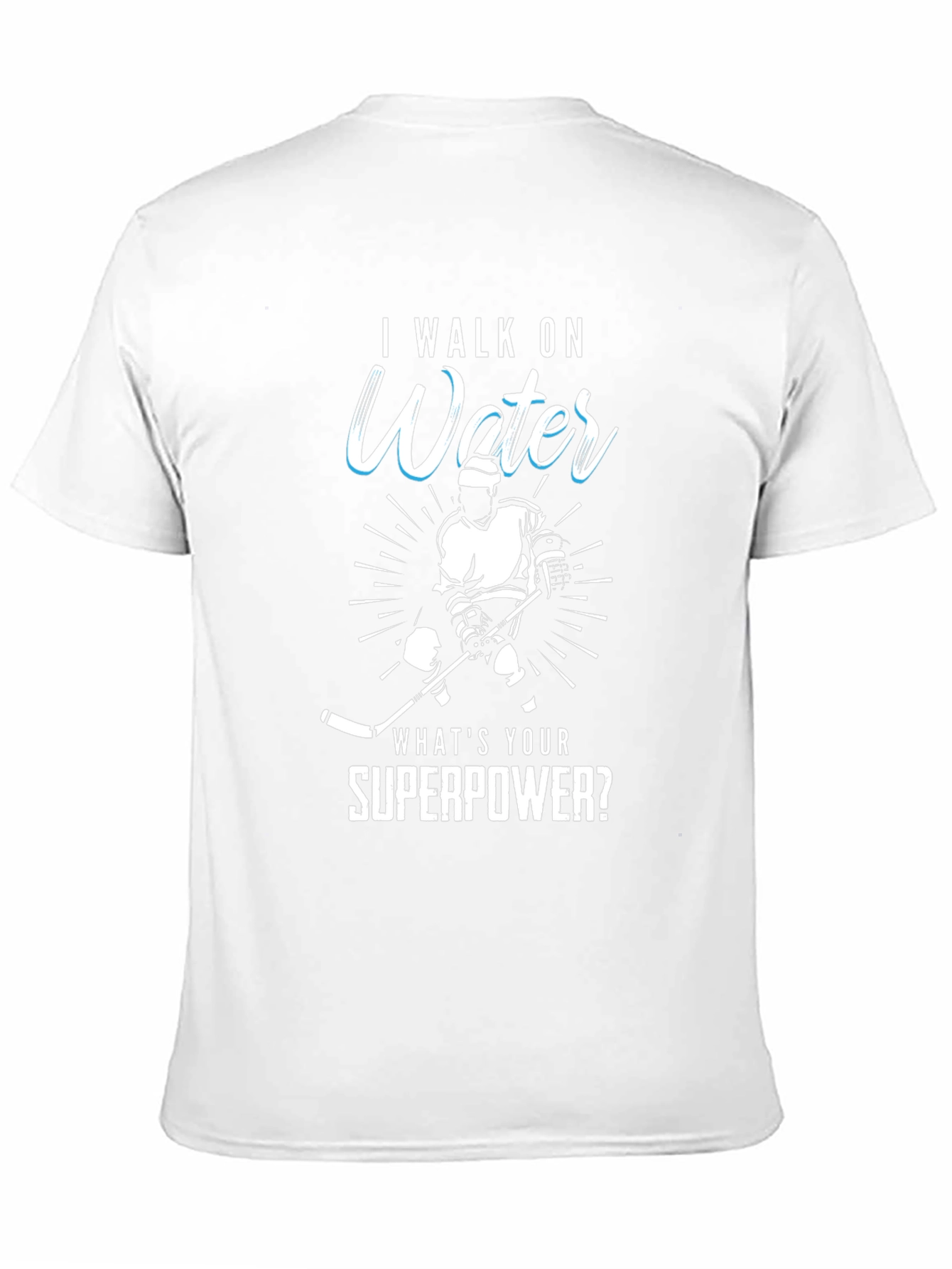 I Walk On Water Hockey T-Shirt
