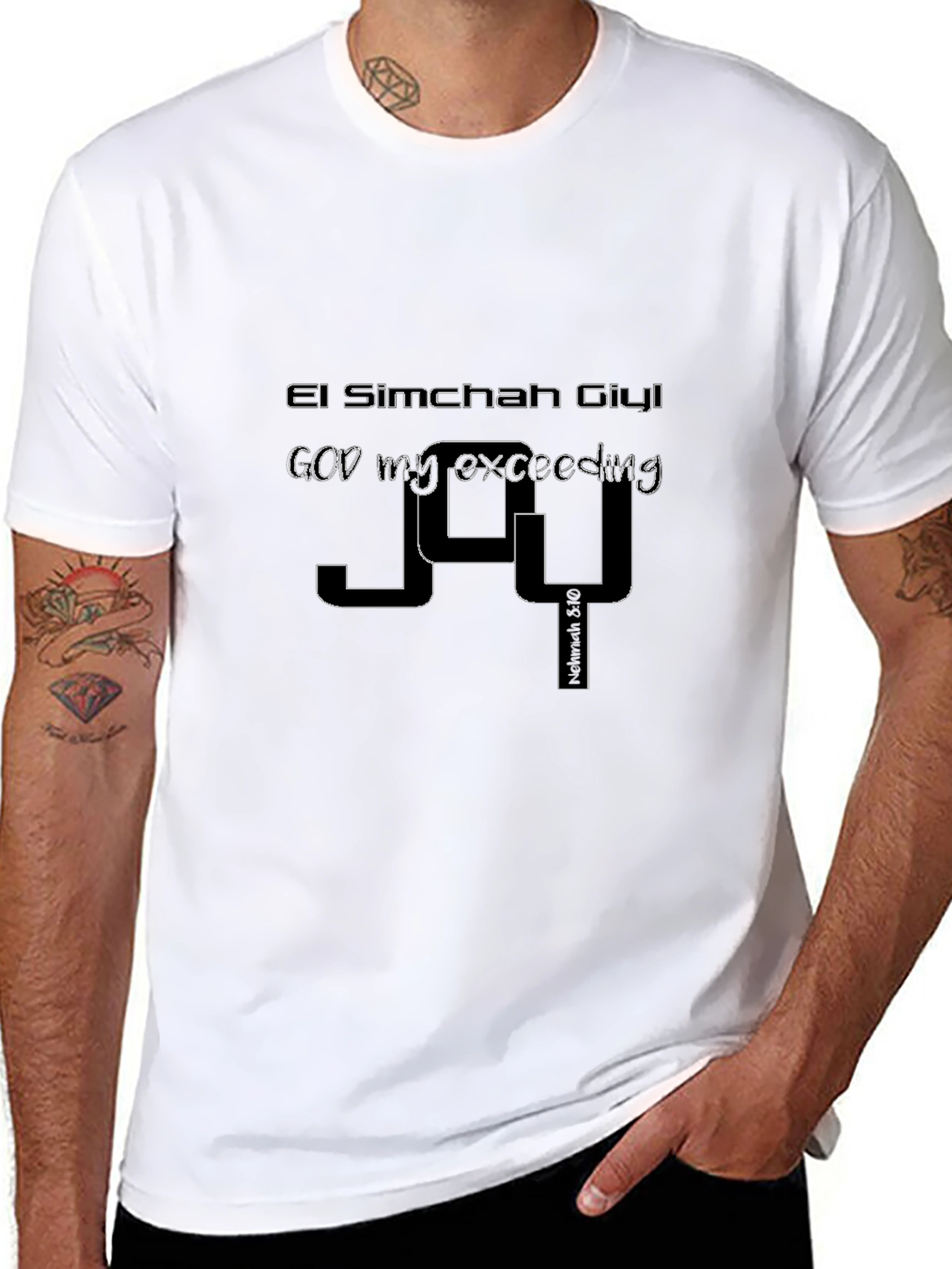 El Simchah Gilyi Joy T-Shirt - Black