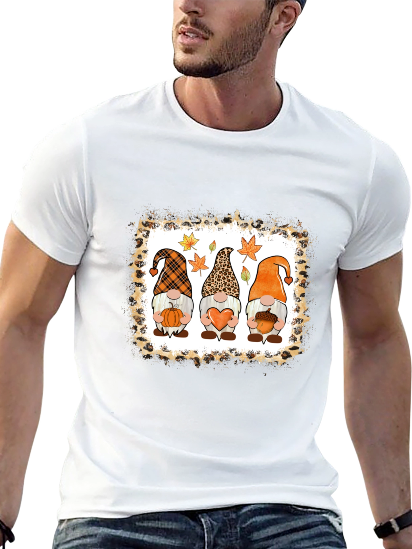 Fall Gnomes Graphic T-Shirt