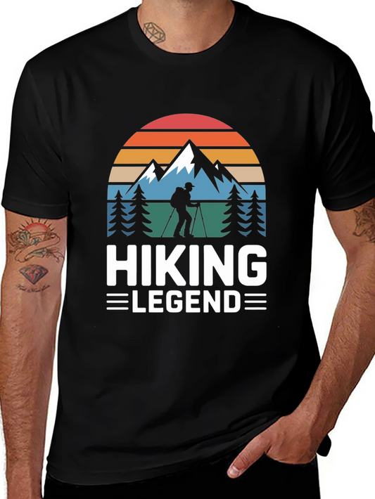 Hiking Legend T-Shirt - Mountain Graphic Tee