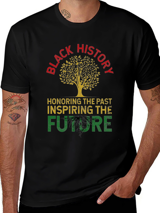Black History Tree Graphic T-Shirt