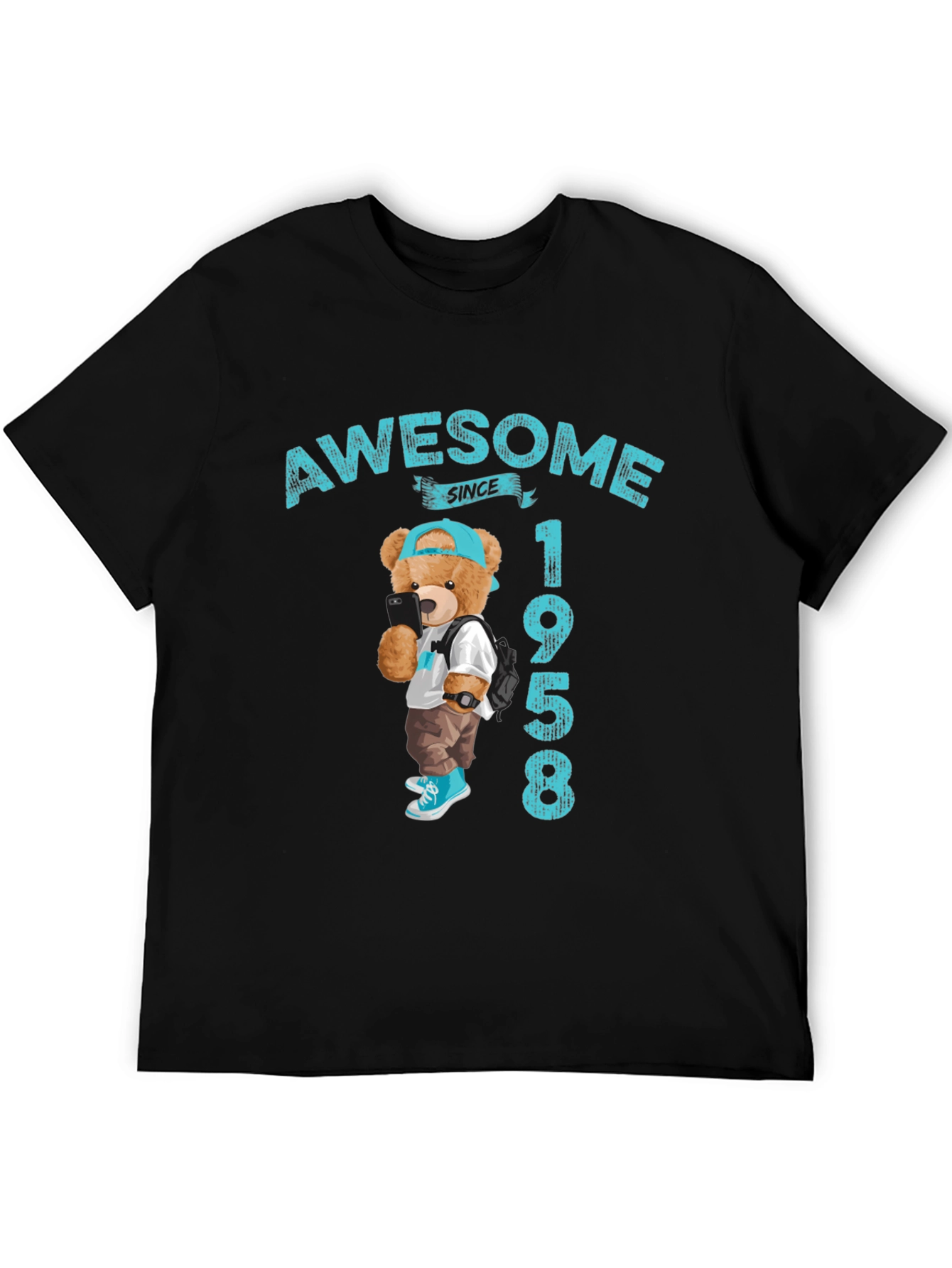 Awesome Since 1958 Teddy Bear Graphic Tee