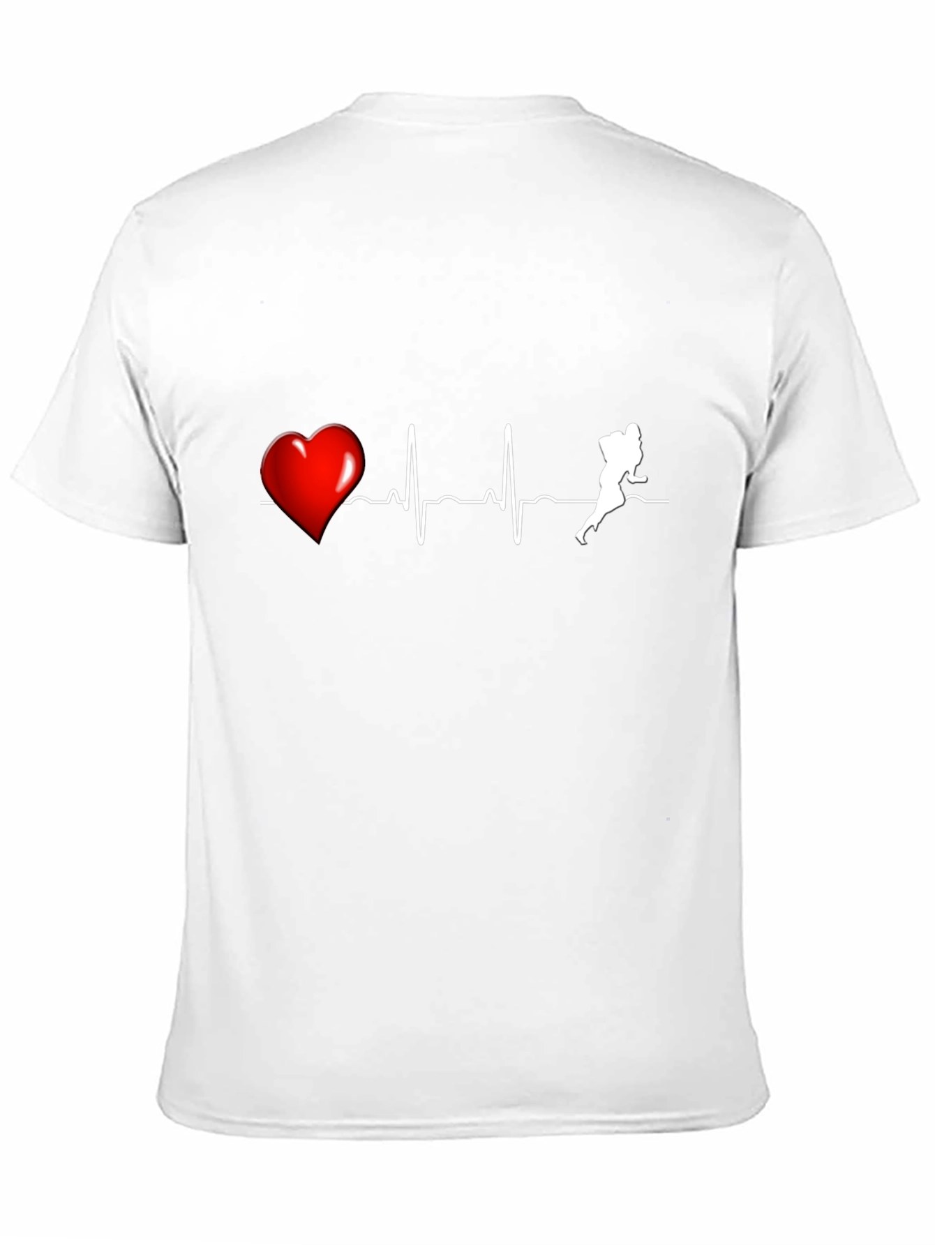 Football Heartbeat T-Shirt