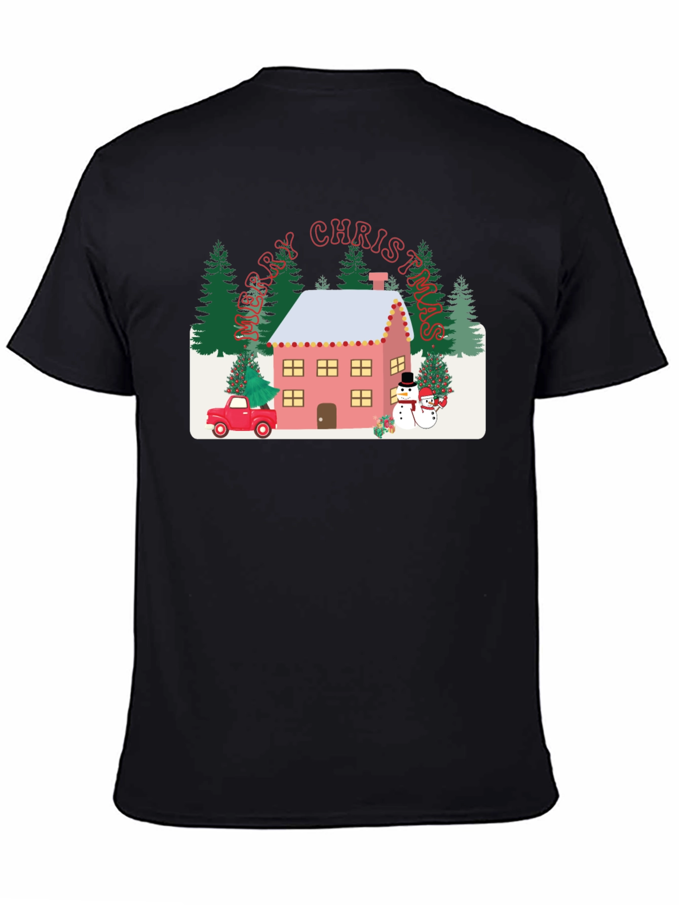 Christmas House Graphic Tee