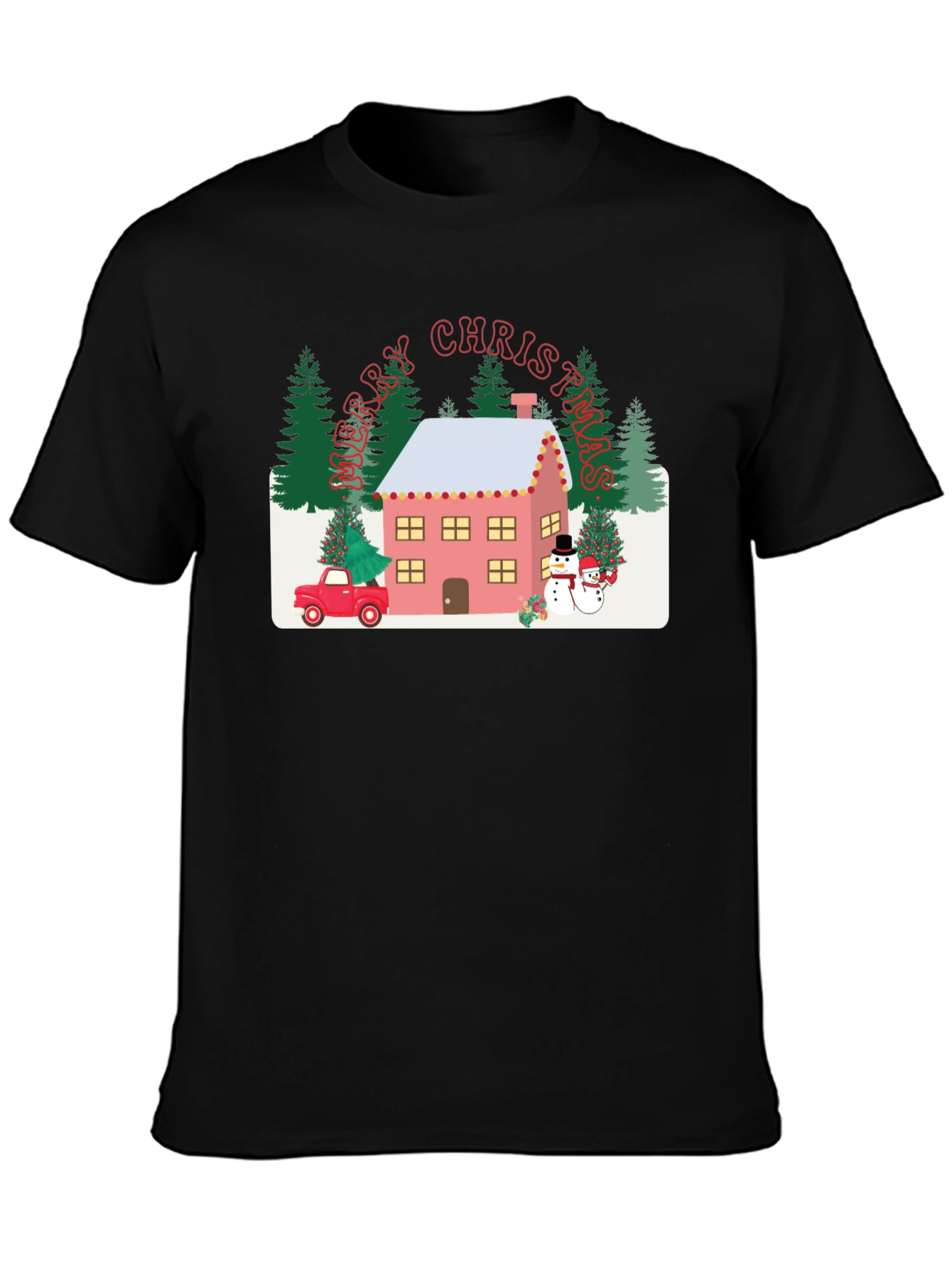 Christmas House Graphic Tee