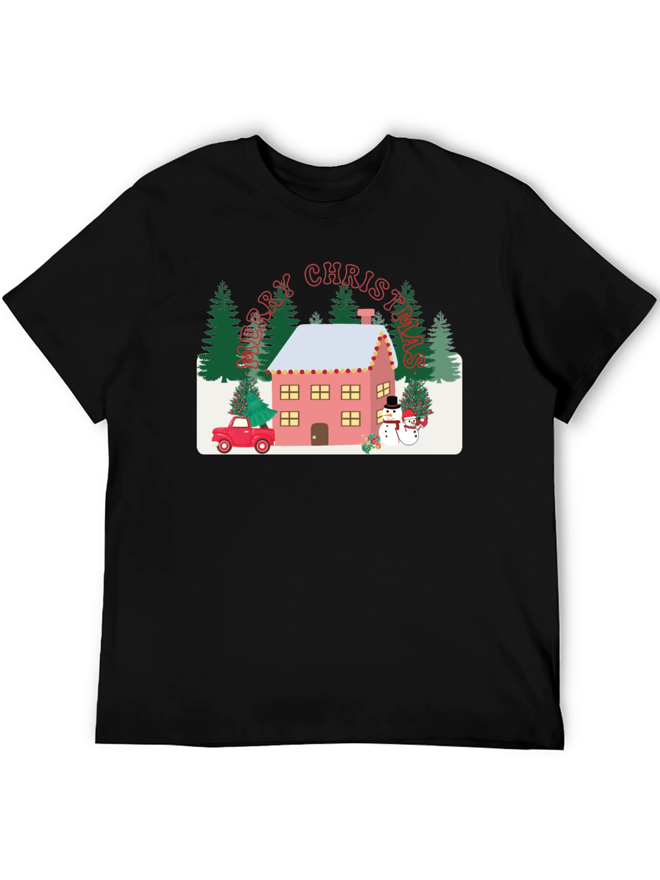 Christmas House Graphic Tee
