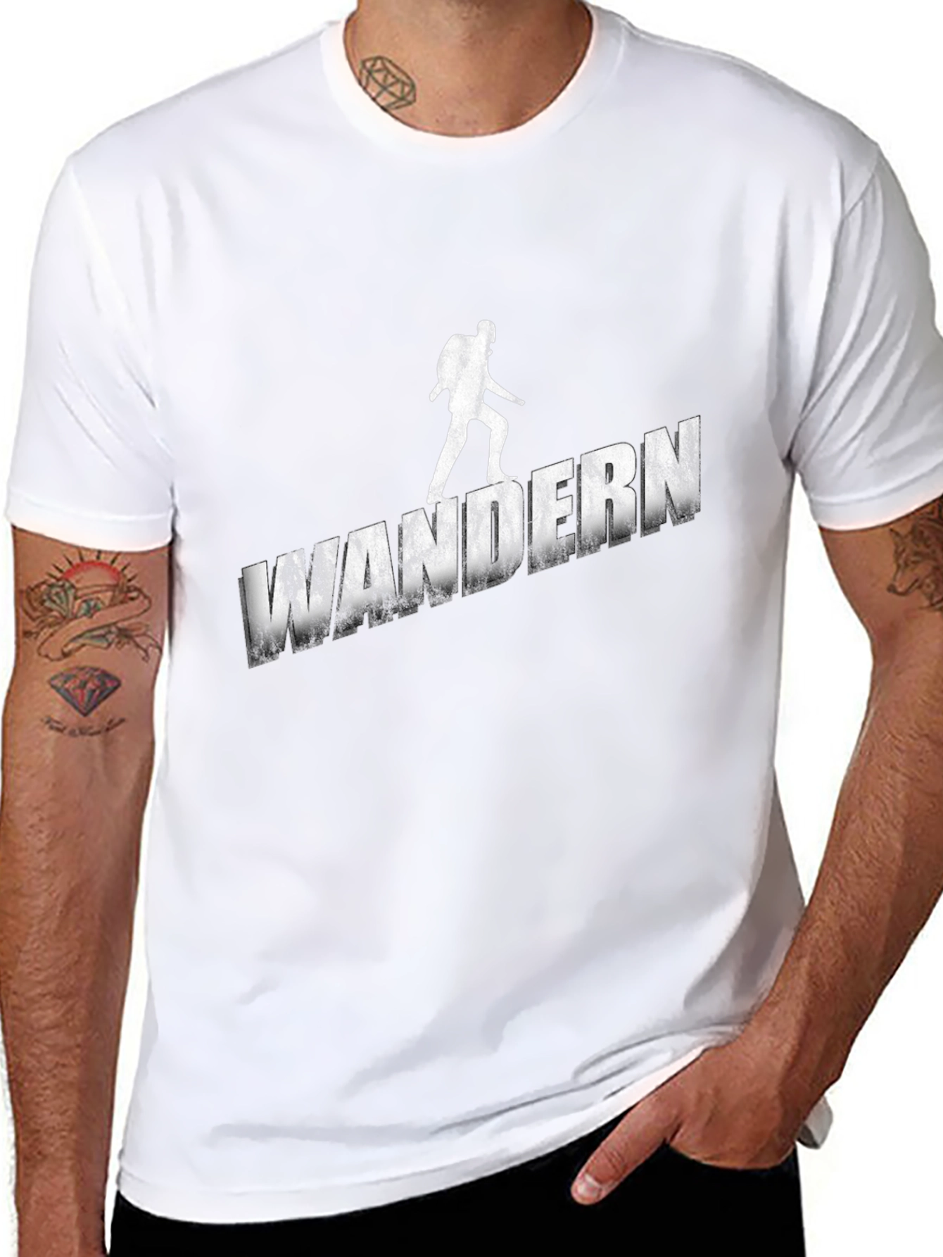 Wandern Graphic Tee - Adventure Awaits