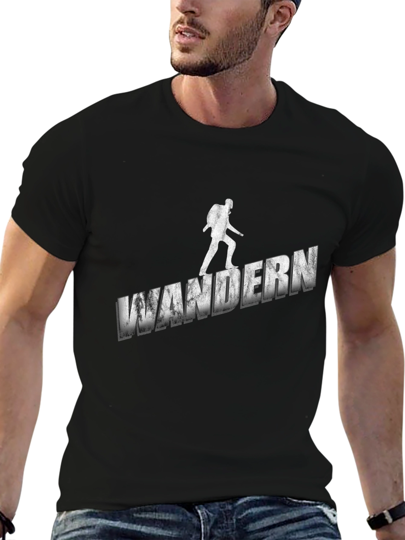 Wandern Graphic Tee - Adventure Awaits