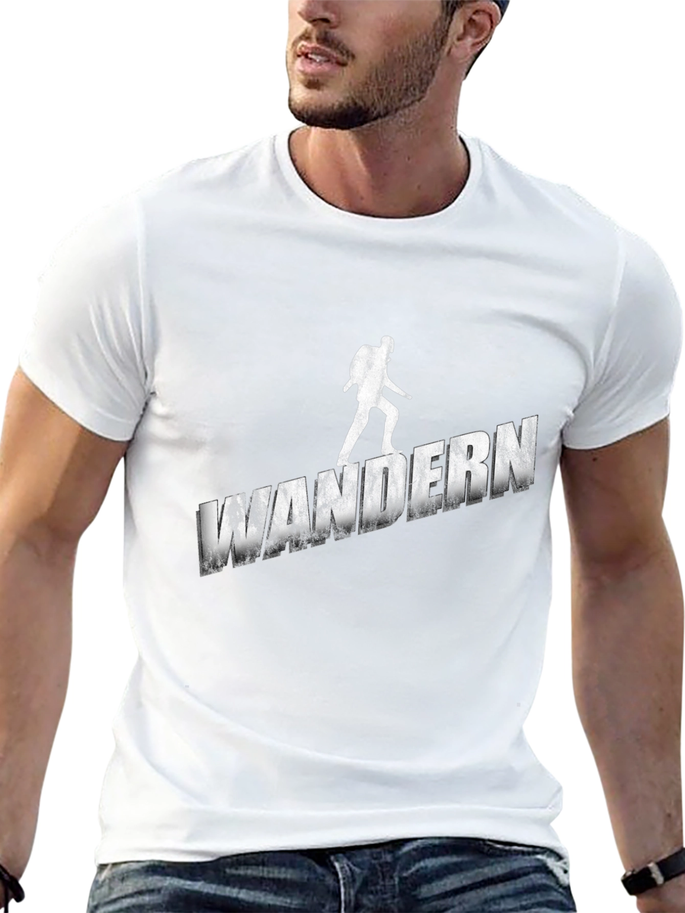 Wandern Graphic Tee - Adventure Awaits