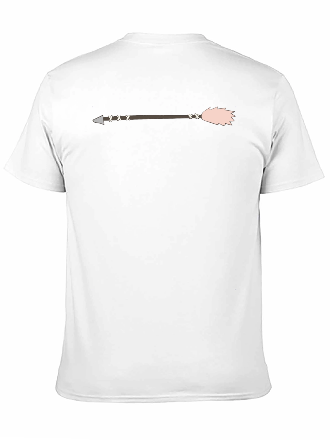 Arrow Graphic Tee - Mens Black Cotton T-Shirt
